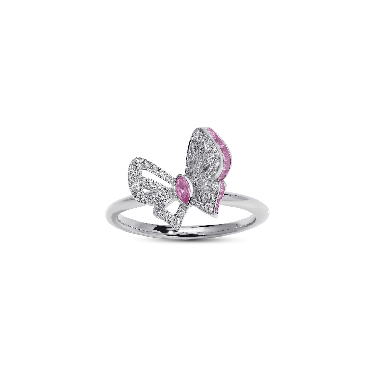 MADEMOISELLE B. Rosa Saphir Ring