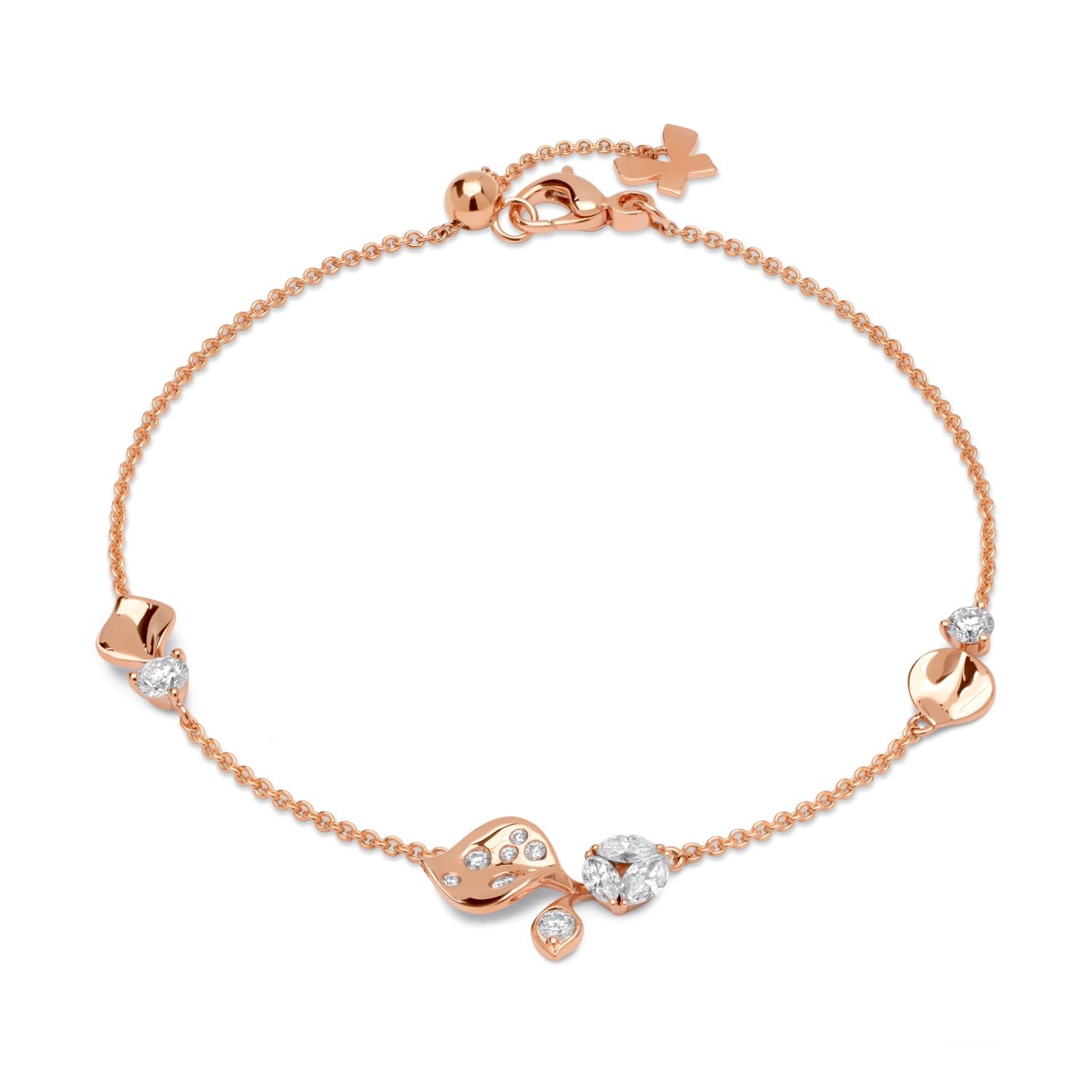 À FLEUR DE PARIS 玫瑰金手镯